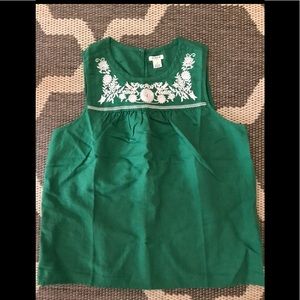 JCrew factory tank size 8